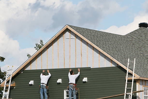 Professional Wood Siding technician working in Peachland, NC